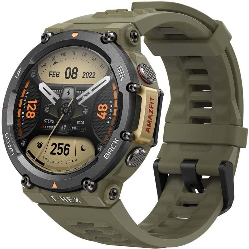 Amazfit T Rex 2 Men's Sports Smartwatch - BlueRockCanada Army Green, Black, Black gold