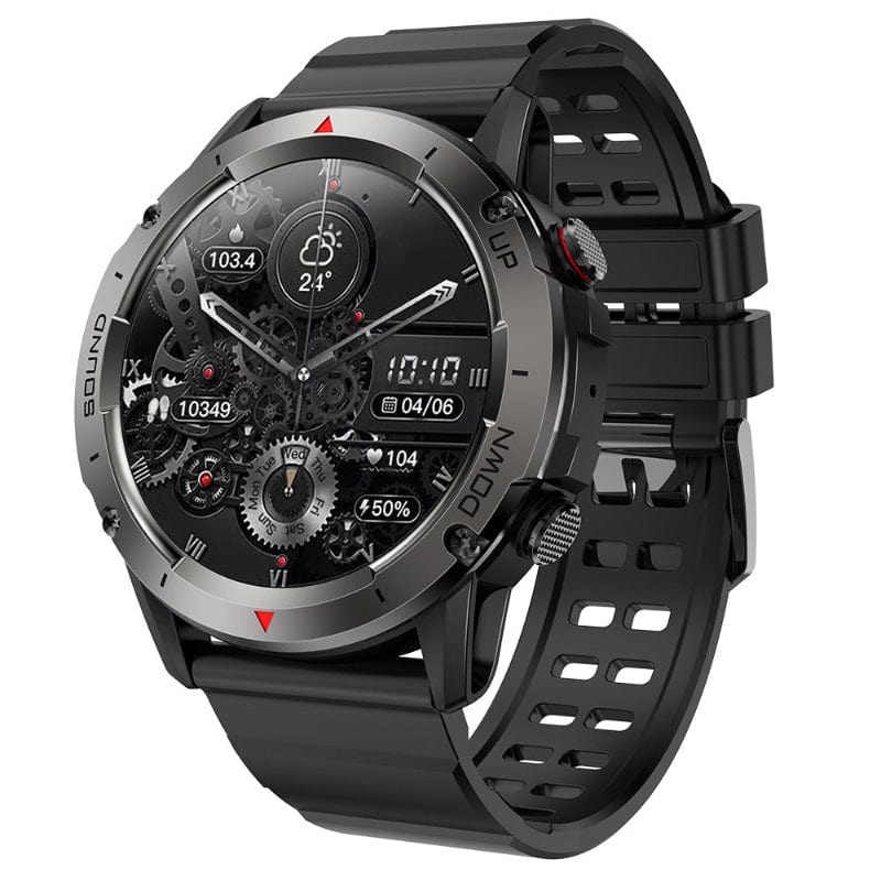 Bluetooth Call Function Smartwatch With Silicone Bracelet - BlueRockCanada Black, Dark Blue, Green