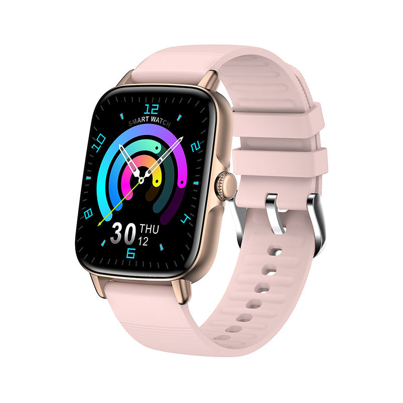KT58 Smart Watch BT Heart Rate Blood Pressure Oximeter Smart Bracelet-Gold Rice-BlueRockCanada
