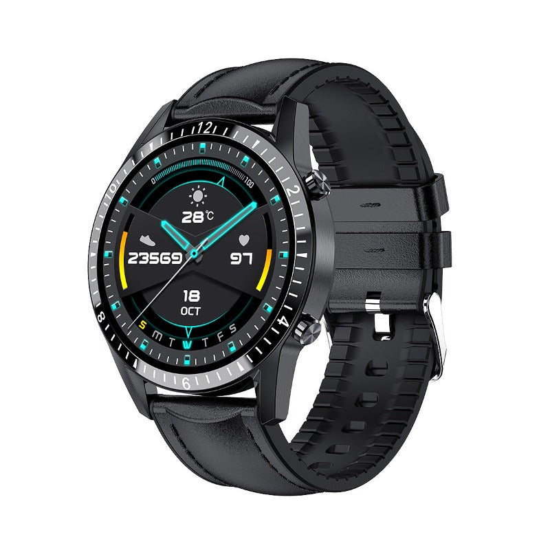Bluetooth Smartwatch, Compatible With Various Devices and Operating Systems. - Black, Brown, Orange, 2 Black, Red, Dark Green, Silver, Black crude steel, Black crude steel and Silver, Black thin steel belt -BlueRockCanada