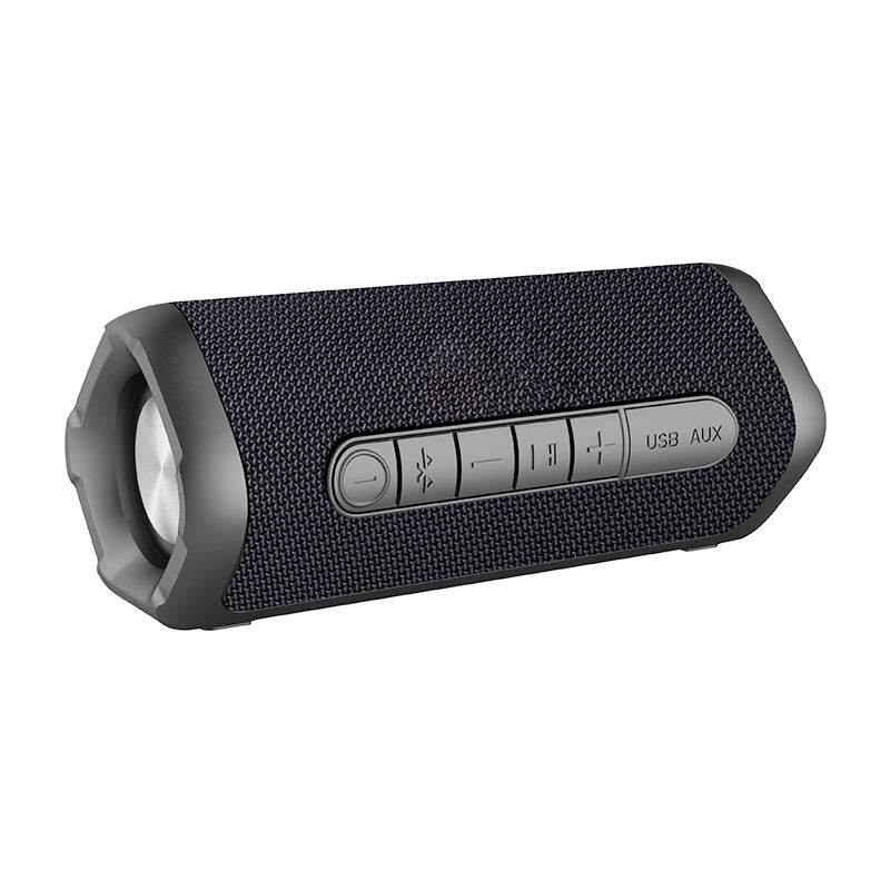 TWS Waterproof Fabric Bluetooth Portable Wireless Speaker - BlueRockCanada Black