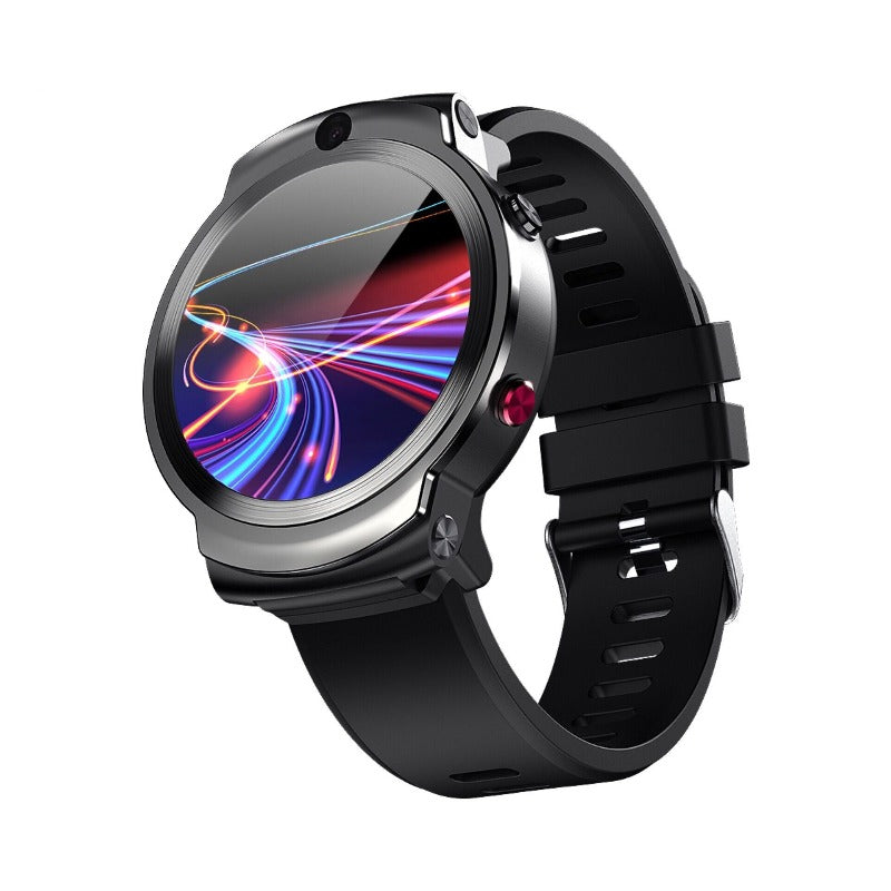 Lem13 Smartwatch 1.6-inch Dual Camera Screen Rotation 4G All Netcom -Black - BlueRockCanada