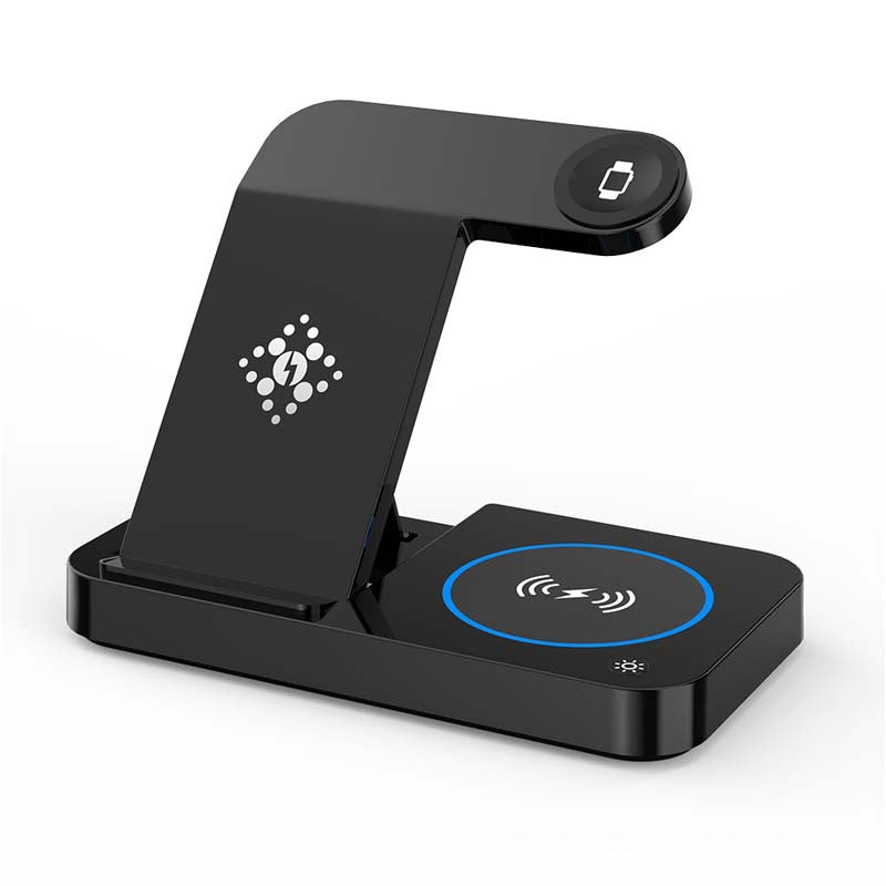 Folding Three-in-one Universal Wireless Charging Stand - BlueRockCanada Black, White