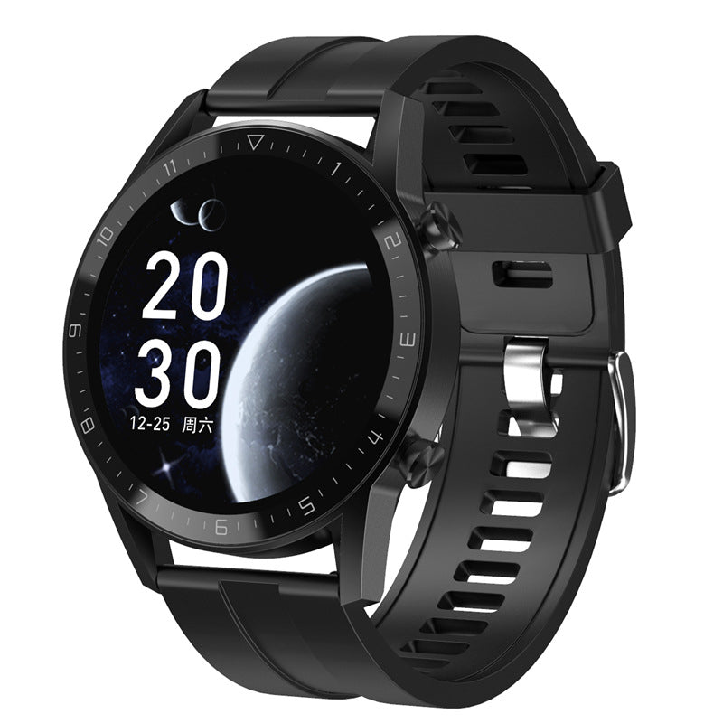 Multifunctional Sports Smartwatch - TPU Orange, Black, Silver, TPU Black, Leather Black, Leather Brown - BlueRockCanada