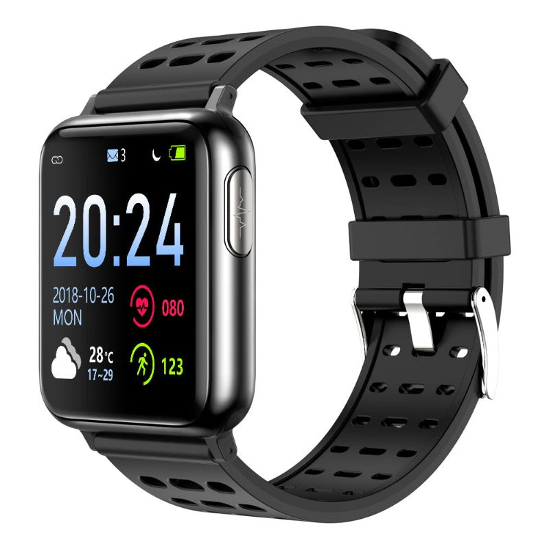 V5 smart bracelet smart watch fitness watch - BlueRockCanada Black Black, Black Blue, Black Green, Black Grey, Black Red, Black Yellow, Sliver Black, Sliver Blue, Sliver Green, Sliver Grey