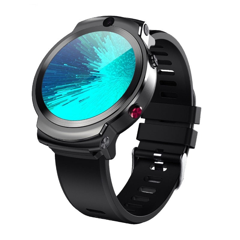 Lem13 Smartwatch 1.6-inch Dual Camera Screen Rotation 4G All Netcom -Black - BlueRockCanada