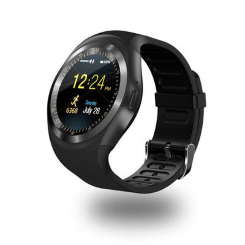 Pedometer Bluetooth Card Smartwatch - White / Blue / Pink / Black - BlueRockCanada