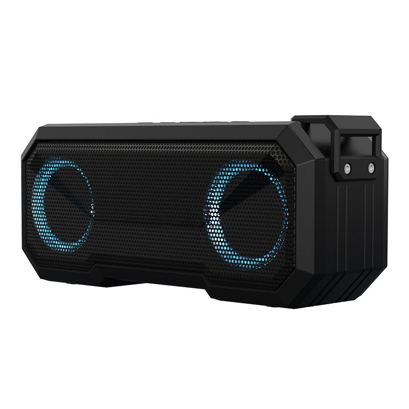Colorful Waterproof Luminous Outdoor Wireless Speaker With Built In Power Bank - BlueRockCanada Black, Red, Green, Blue, Lightgrey