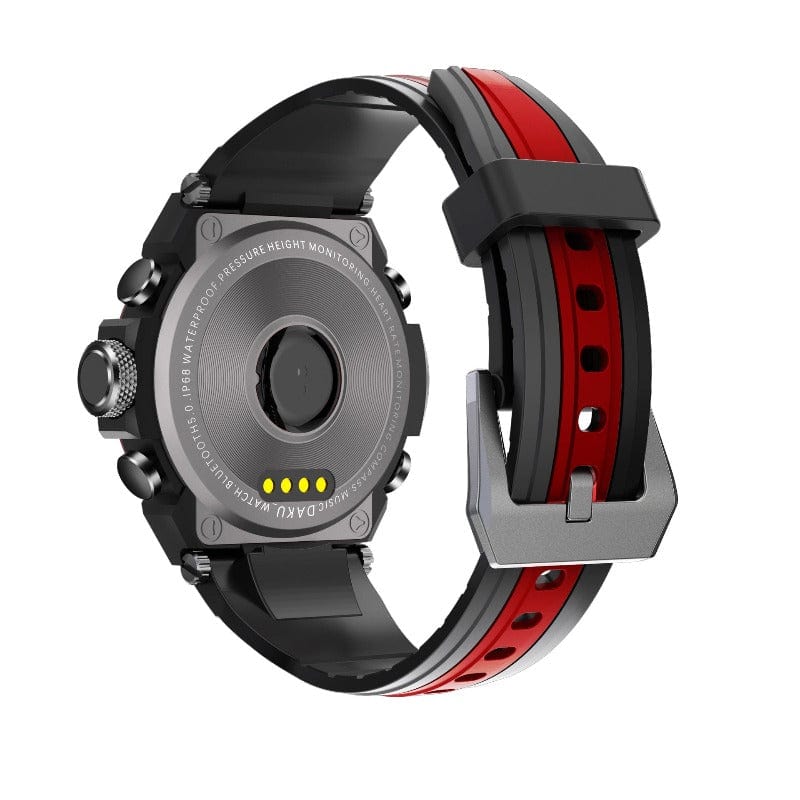 DK10 Bluetooth Music SmartWatch Heart Rate Fitness Sports Tracker - BlueRockCanada Black gray, Blue, Red