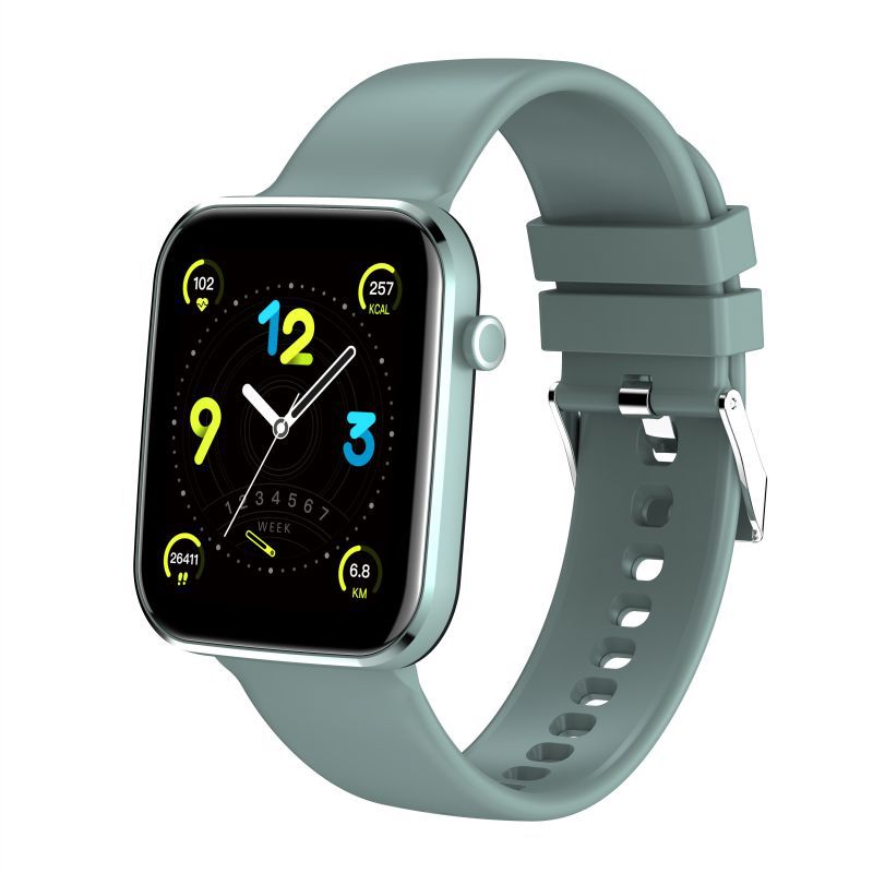 Bluetooth Smart Watch 169 Screen Multi-language Custom Wristband-Green-BlueRockCanada