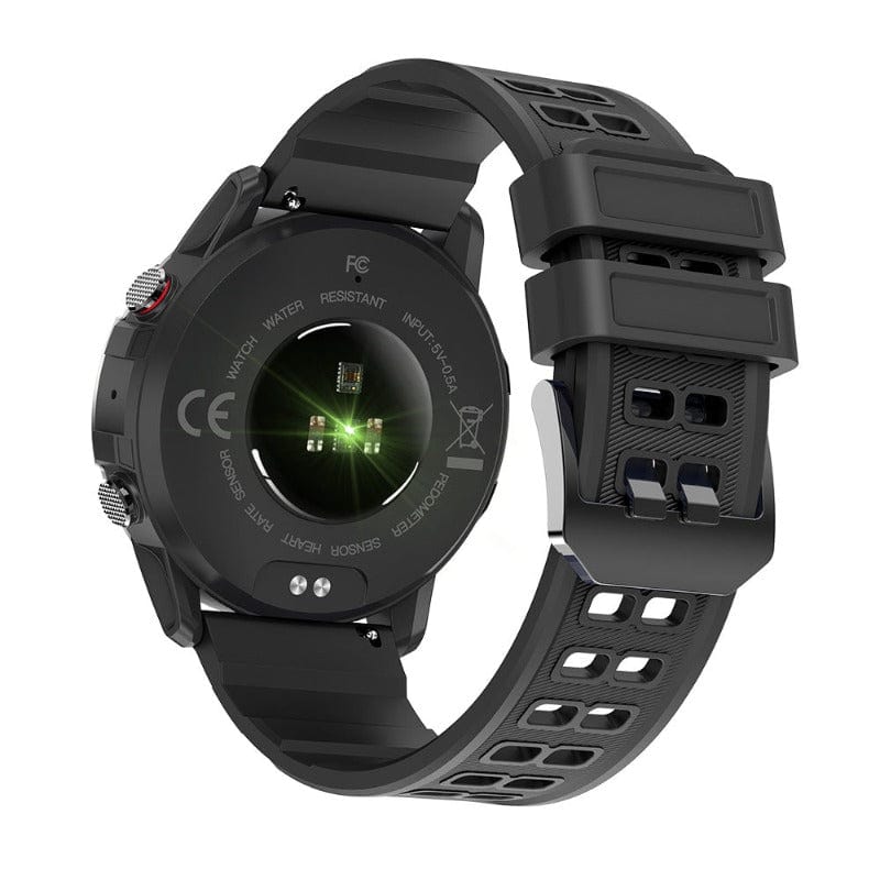Bluetooth Call Function Smartwatch With Silicone Bracelet - BlueRockCanada Black, Dark Blue, Green
