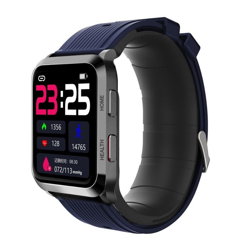 S6T Smart Watch Blood Pressure Heart Rate Blood Oxygen Measurement-Blue-BlueRockCanada