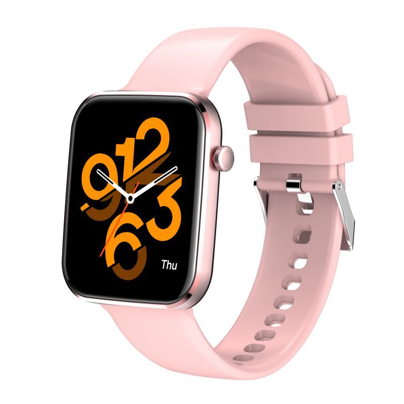 Bluetooth Smart Watch 169 Screen Multi-language Custom Wristband-Pink-BlueRockCanada