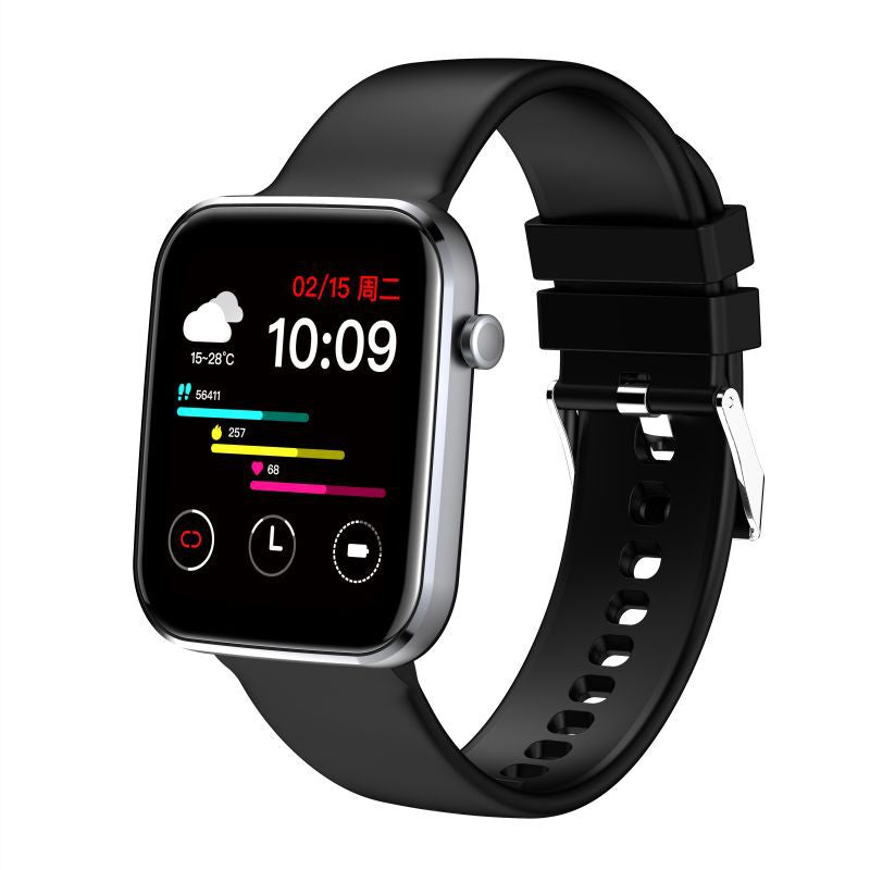 Bluetooth Smart Watch 169 Screen Multi-language Custom Wristband-Balck-BlueRockCanada