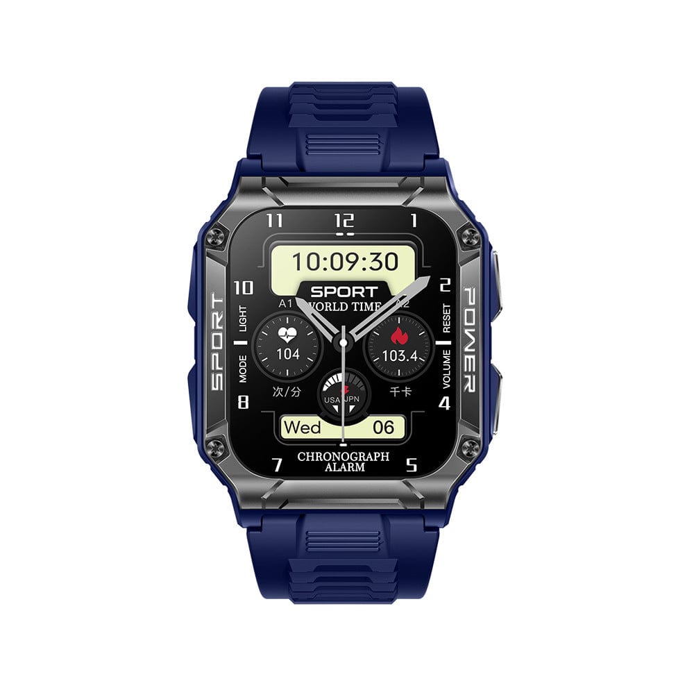 Compass Smartwatch 1.95 Screen Bluetooth Talk  Fitness Tracker - BlueRockCanada Black / usb, Dark Blue / usb, Orange / usb