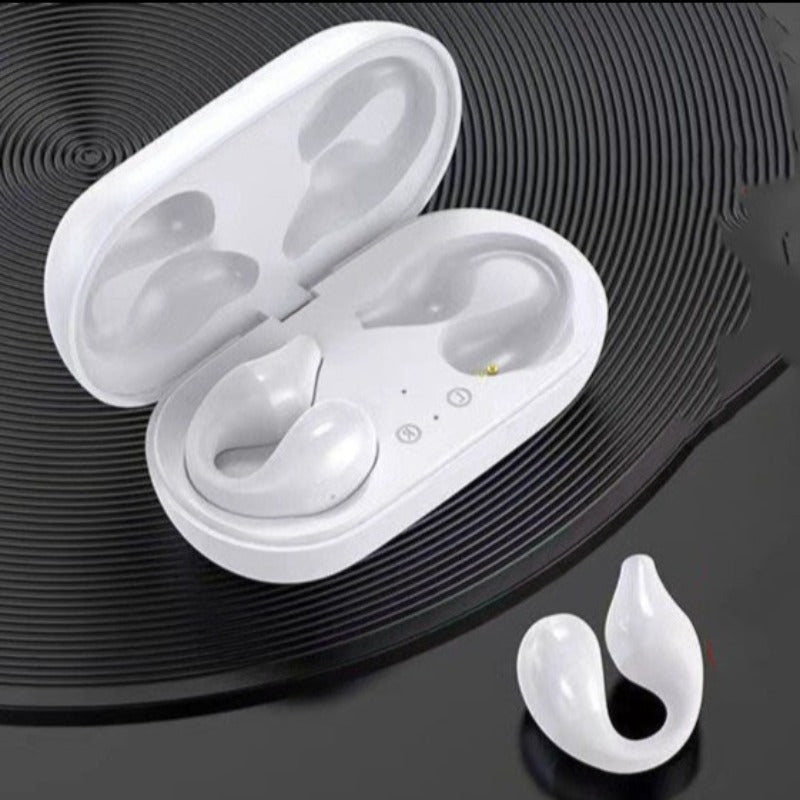 Noise Cancelling Bone Conduction Ear Clip Wireless Headphone With Bluetooth 5.2 HIFI - BlueRockCanada Black, White