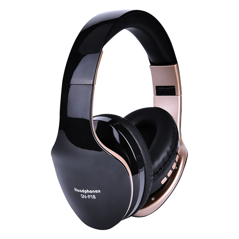 Wireless Headset Bluetooth Headphones - BlueRockCanada Black, Red, White