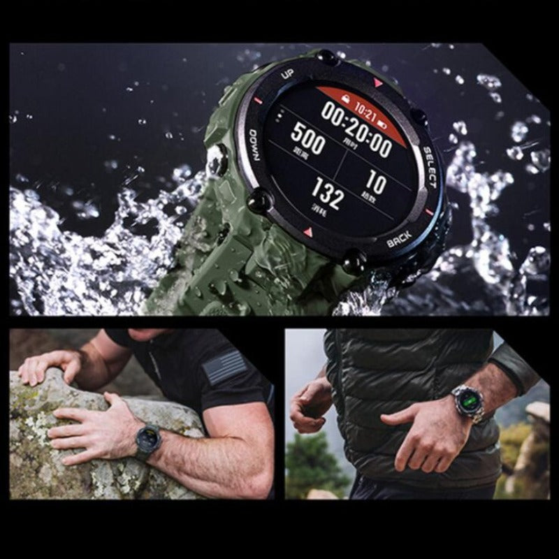 T-rex Outdoor Sports Smartwatch - BlueRockCanada Black, Army Green, Grey, Camouflage, Khaki