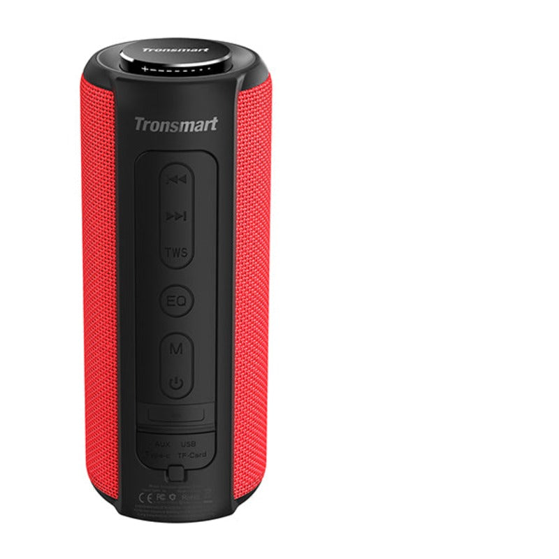 Outdoor Waterproof High-Power Bluetooth Portable Speaker - BlueRockCanada Black / Standard, Red / Standard, Black / Carrying case, Red / Carrying case