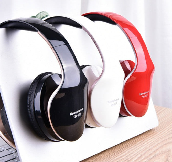Wireless Headset Bluetooth Headphones - BlueRockCanada Black, Red, White