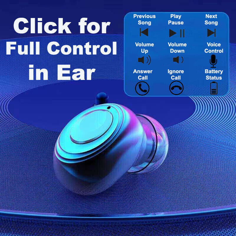 TWS Sports Waterproof Wireless Bluetooth 5.0 Earbud Headphones - BlueRockCanada Power Back