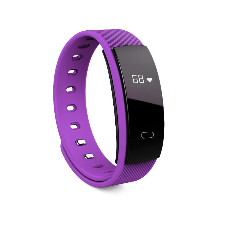 QS80 Smart Wristband Smartwatch - BlueRockCanada Blue, Purple, Coffee, Black