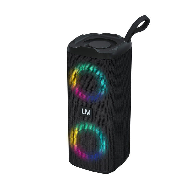 LM882 Rugged Wireless Bluetooth Light Effect Portable Speaker - BlueRockCanada Black / USB, Camouflage / USB, Red / USB, Blue / USB