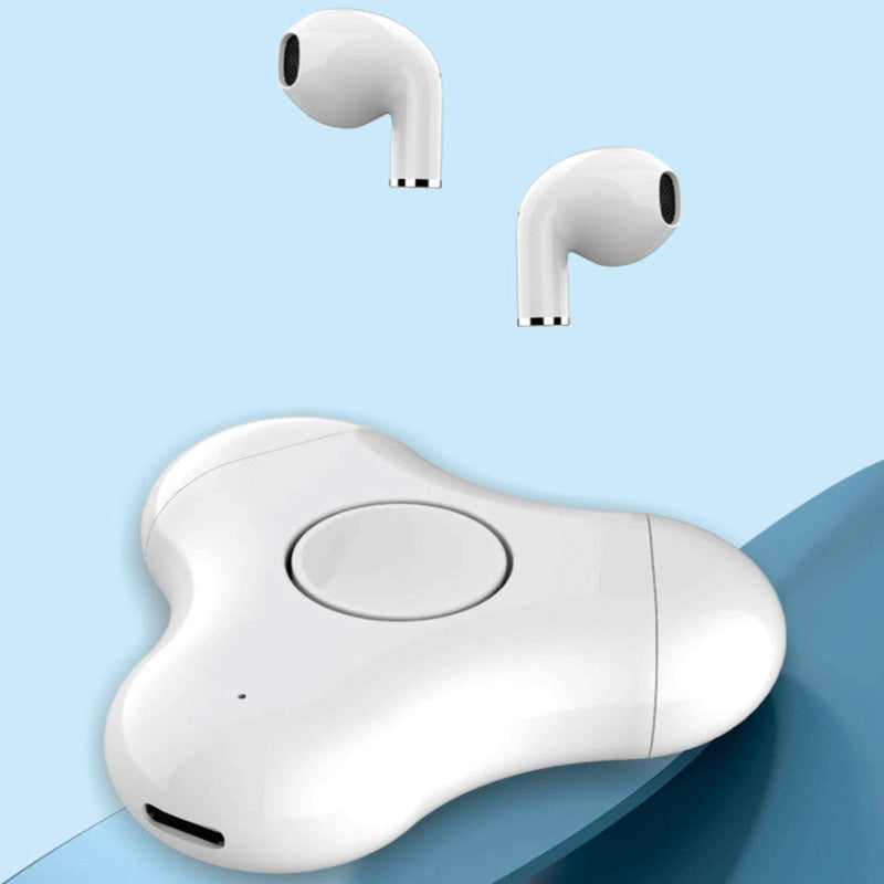 New Multi-Function Fidget Spinner Wireless Bluetooth Earbuds Headset - BlueRockCanada Neutral belt packaging white, Neutral belt packaging pink