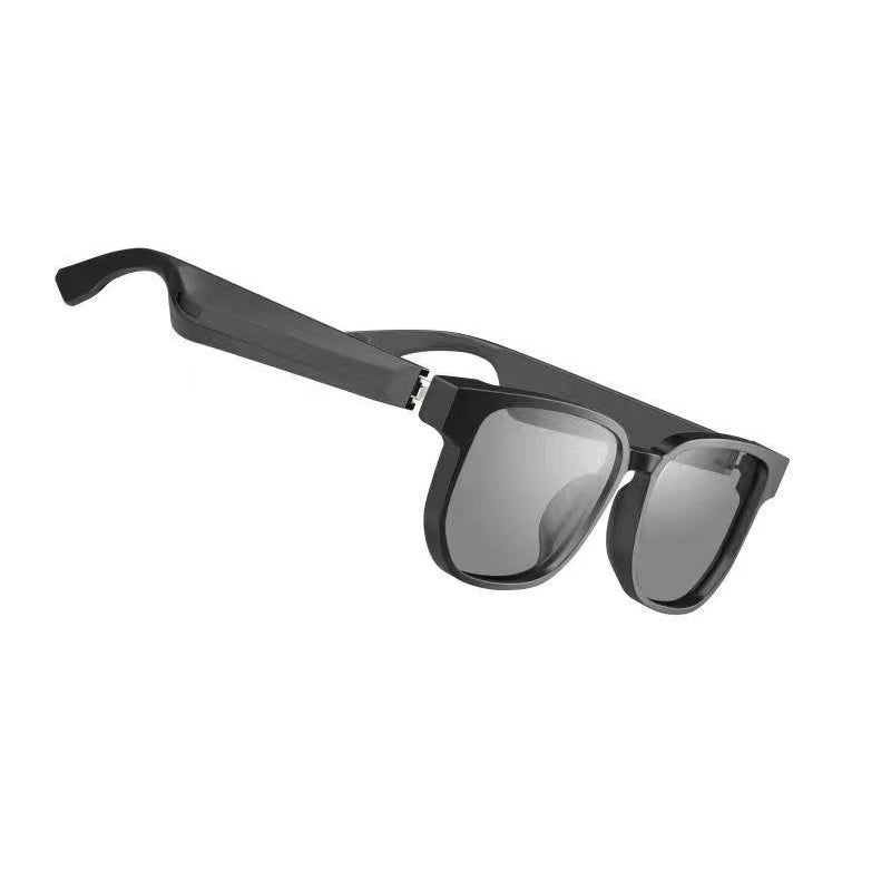 New GS09 Solar Smart Sunglasses With Wireless Bluetooth Talk and Sound - BlueRockCanada Black
